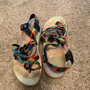 RARE Chacos tie-dyed